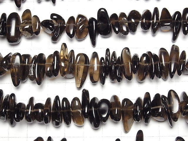[Video]Smoky Quartz AAA Chips (Small Nugget) 1strand beads (aprx.15inch/38cm)
