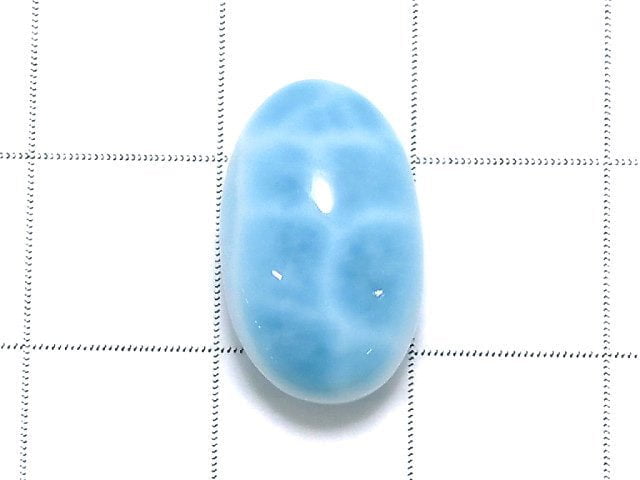 [Video][One of a kind] High Quality Dominican Larimar Pectolite AAA Cabochon 1pc NO.258