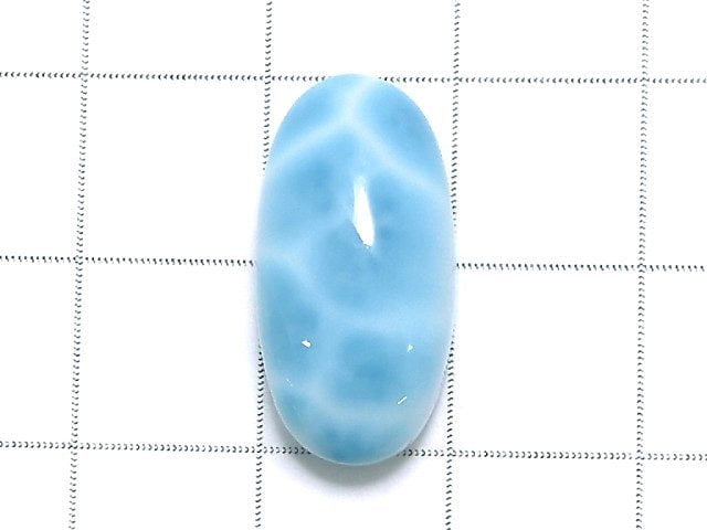 [Video][One of a kind] High Quality Dominican Larimar Pectolite AAA Cabochon 1pc NO.263