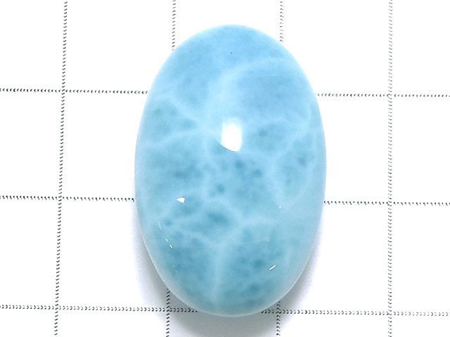 [Video][One of a kind] High quality Dominican Larimar Pectolite AAA Loose stone 1pc NO.269