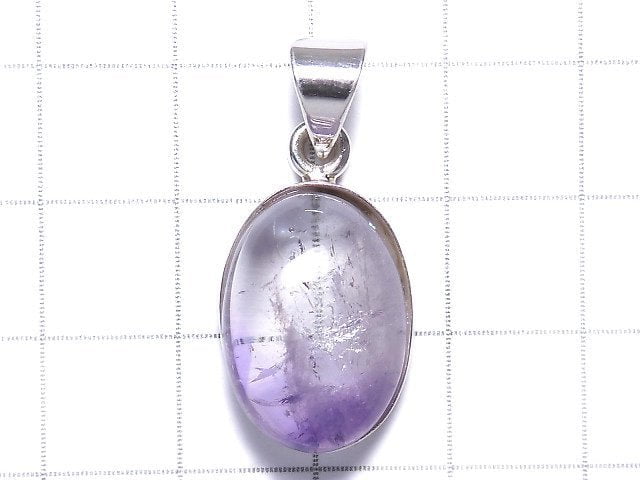 [Video][One of a kind] High Quality Bi-color Amethyst AAA- Pendant Silver925 NO.2