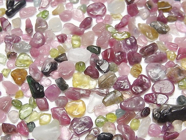 Multicolor Tourmaline AAA- Undrilled Chips 100g