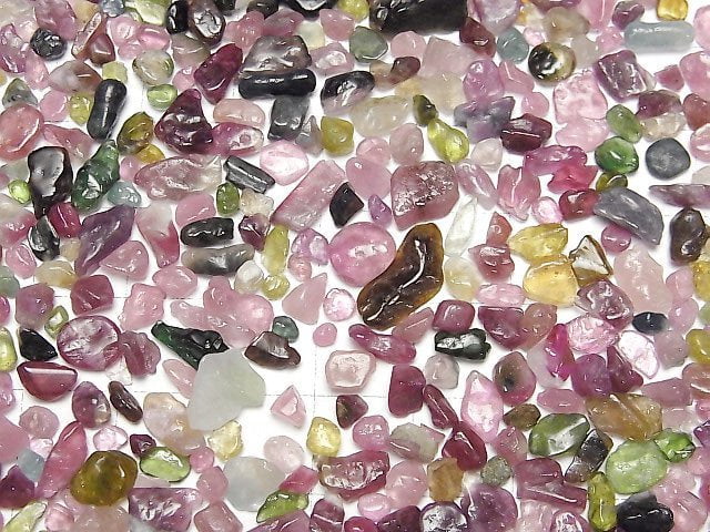 Multicolor Tourmaline AAA- Undrilled Chips 100g