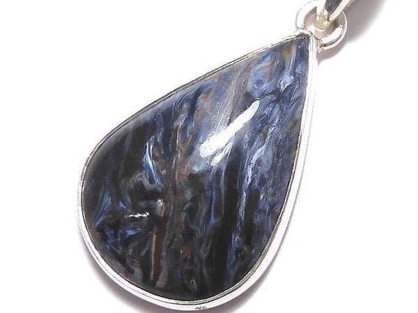 [Video][One of a kind] Blue Pietersite AAA Pendant Silver925 NO.7