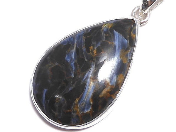 [Video][One of a kind] Blue Pietersite AAA Pendant Silver925 NO.9