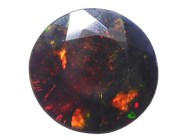 [Video][One of a kind] High Quality Black Opal AAA Loose stone Faceted 1pc NO.36