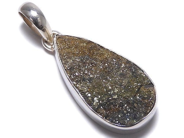 [Video][One of a kind] Rainbow Pyrite Pendant Silver925 1pc NO.1