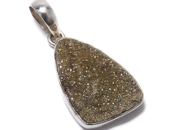 [Video][One of a kind] Pyrite Pendant Silver925 1pc NO.5