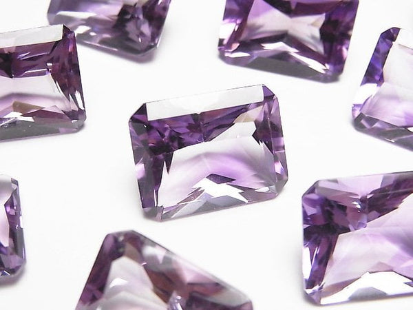 [Video]High Quality Amethyst AAA Loose stone Rectangle Faceted 18x14mm 1pc