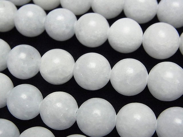 [Video]African Blue Calcite Round 10mm half or 1strand beads (aprx.14inch/35cm)