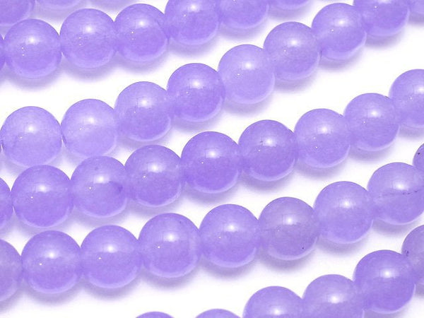 Blue Lavender Jade Round 6mm 1strand beads (aprx.15inch/36cm)