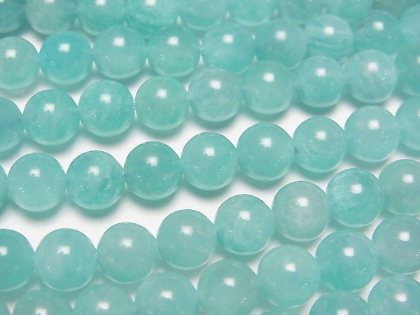 [Video]African Amazonite AA++ Round 6.5mm 1strand beads (aprx.15inch/38cm)