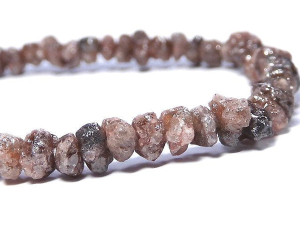 [Video] [One of a kind] [1mm hole] Red Diamond Rough Nugget Bracelet NO.7