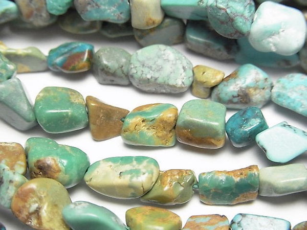 [Video]Turquoise AA+ Rough Nugget 1strand beads (aprx.15inch/38cm)
