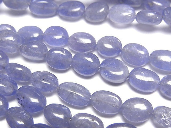 [Video]High Quality Tanzanite AA++ Oval 1strand beads (aprx.15inch/38cm)