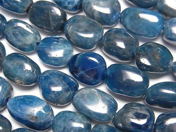 [Video] Blue Apatite AA+ Nugget 1strand beads (aprx.15inch/38cm)