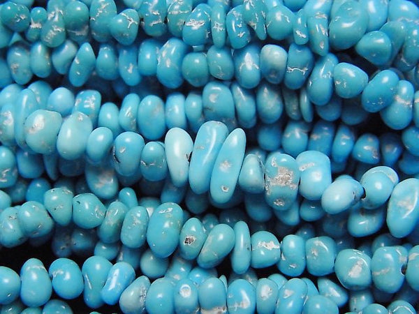 [Video]Arizona Sleeping Beauty Turquoise AAA- Small Size Nugget (Chips) 1/4 or 1strand beads (aprx.15inch/38cm)
