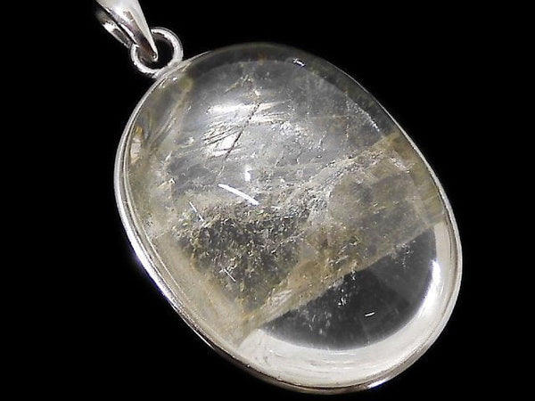 [Video][One of a kind] Crystal in Quartz Pendant Silver925 NO.9