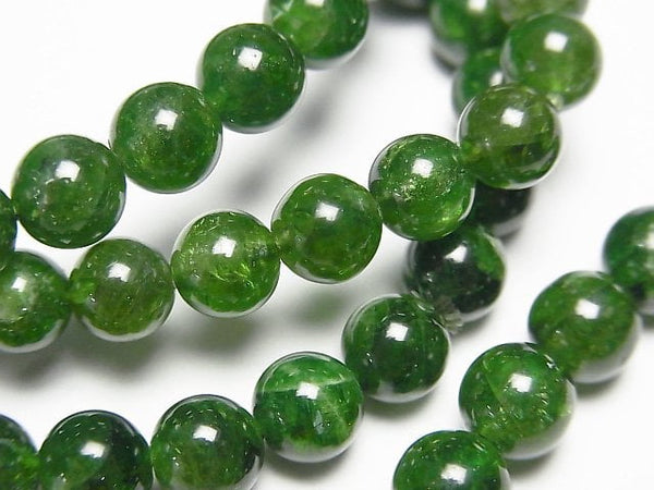 [Video] Chrome Diopside AA++ Round 6mm Bracelet