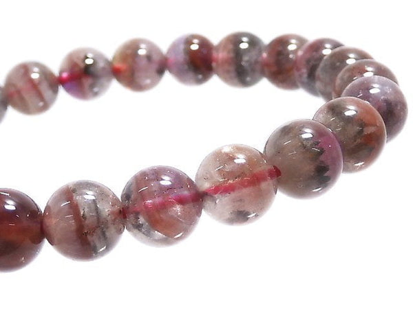 [Video][One of a kind] Red Amethyst (Party color Amethyst)AAA Round 7.5mm Bracelet NO.6