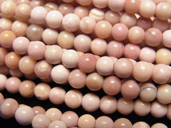 [Video] Australian Pink Opal AAA- Round 4mm 1strand beads (aprx.15inch/37cm)