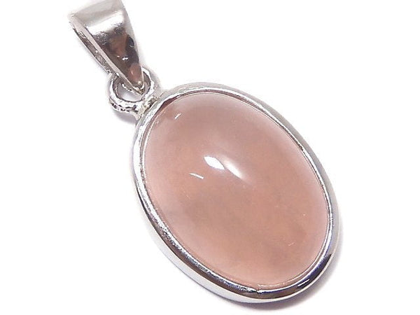 [Video][One of a kind] Rose Quartz AAA- Pendant Silver925 NO.142
