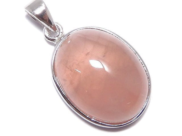 [Video][One of a kind] Rose Quartz AAA- Pendant Silver925 NO.151