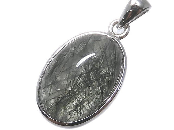 [Video][One of a kind] Actinolite in Quartz AAA Pendant Silver925 NO.7