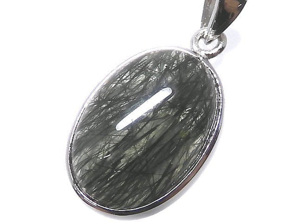 [Video][One of a kind] Actinolite in Quartz AAA Pendant Silver925 NO.9