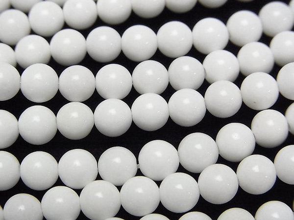 [Video] White Onyx AAA Round 5mm 1strand beads (aprx.15inch/38cm)