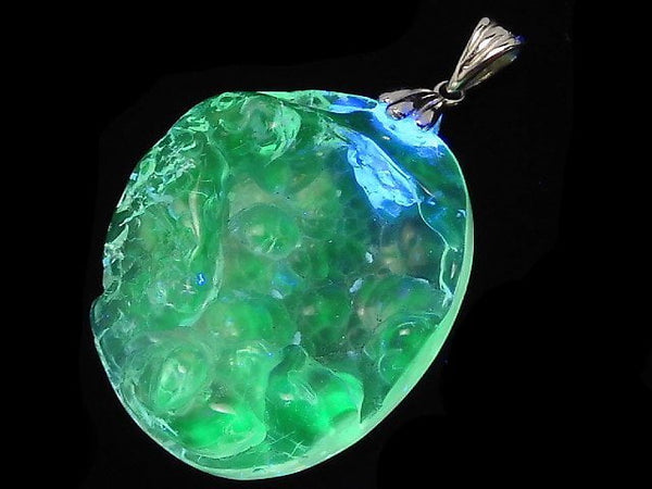 [Video][One of a kind] High Quality Hyalite Opal AAA- Pendant Silver925 NO.120