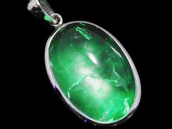 [Video][One of a kind] High Quality Hyalite Opal AAA- Pendant Silver925 NO.17
