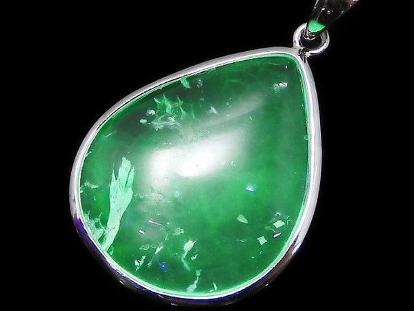 [Video][One of a kind] High Quality Hyalite Opal AAA- Pendant Silver925 NO.18