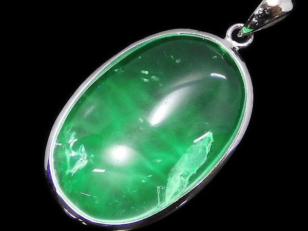 [Video][One of a kind] High Quality Hyalite Opal AAA- Pendant Silver925 NO.23