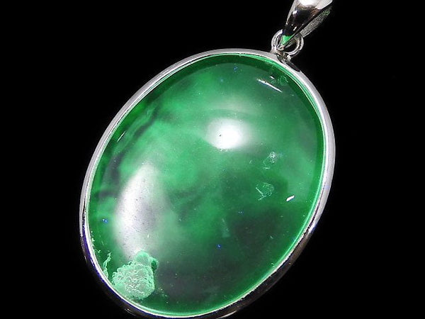 [Video][One of a kind] High Quality Hyalite Opal AAA- Pendant Silver925 NO.24
