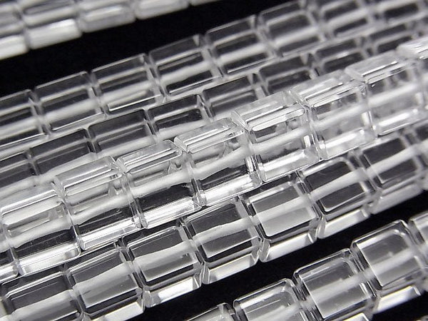 [Video] Crystal AAA Cube Shape 6x6x6mm half or 1strand beads (aprx.15inch/38cm)