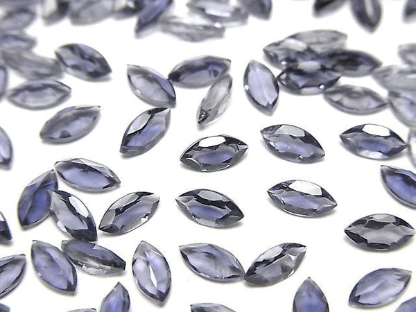 [Video]High Quality Iolite AAA Loose stone Marquise Faceted 6x3mm 10pcs
