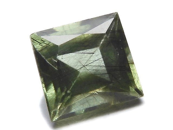 [Video][One of a kind] High Quality Ludwigitein Peridot Loose stone Faceted 1pc NO.10