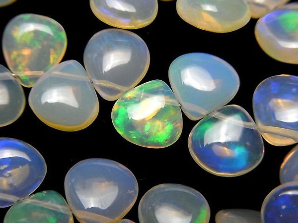 [Video]High Quality Ethiopian Water Opal AAA- Chestnut (Smooth) half or 1strand beads (aprx.7inch/18cm)
