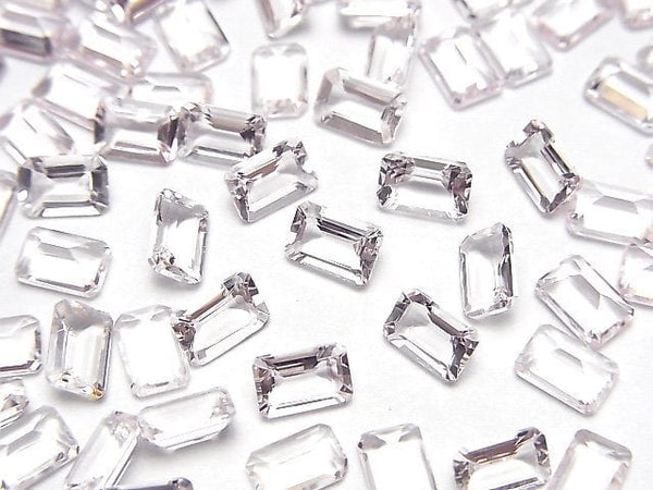 [Video]High Quality Morganite AAA Loose stone Rectangle Faceted 6x4mm 1pc