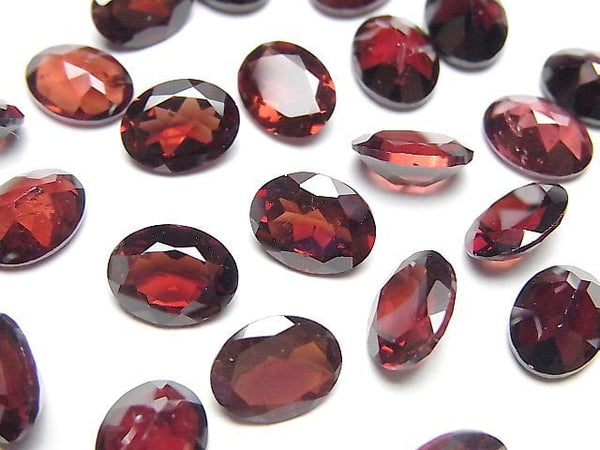 [Video]High Quality Mozambique Garnet AAA- Loose stone Oval Faceted 9x7mm 3pcs