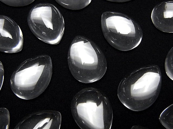 [Video] High Quality Crystal AAA Pear shape Cabochon 18x13mm 2pcs