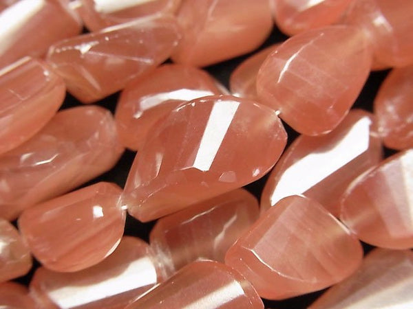 [Video]High Quality Peruvian Rhodochrosite AAA- Faceted Nugget 1strand beads (aprx.17inch/42cm)