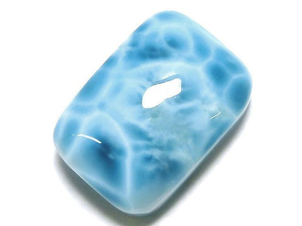 [Video][One of a kind] High quality Larimar Pectolite AAA Cabochon 1pc NO.23