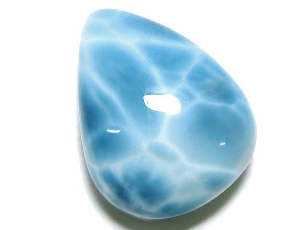 [Video][One of a kind] High quality Larimar Pectolite AAA Cabochon 1pc NO.26