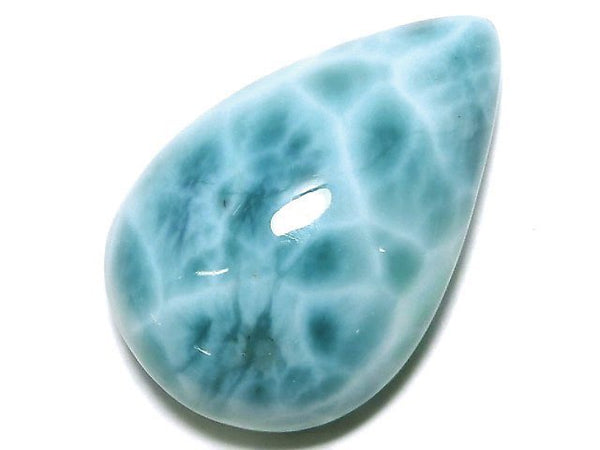 [Video][One of a kind] High quality Larimar Pectolite AAA Cabochon 1pc NO.33