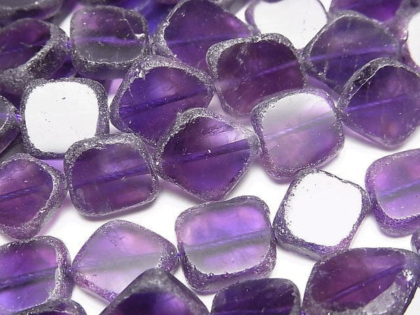 [Video]Amethyst AA++ Slice Nugget 1strand beads (aprx.7inch/18cm)