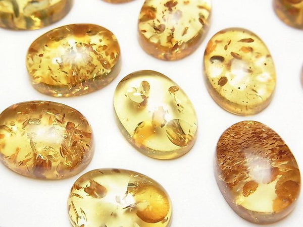 [Video] Baltic Amber Oval Cabochon 16x12mm 1pc
