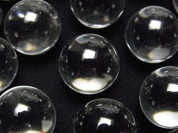 [Video]Crystal Quartz AAA Sphere ,Round 14mm 5pcs