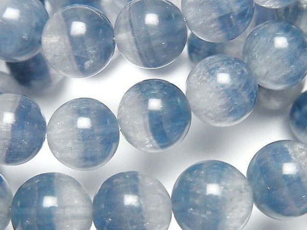 [Video] Bi-color Fluorite AAA- Round 11mm [Blue x Clear] Bracelet